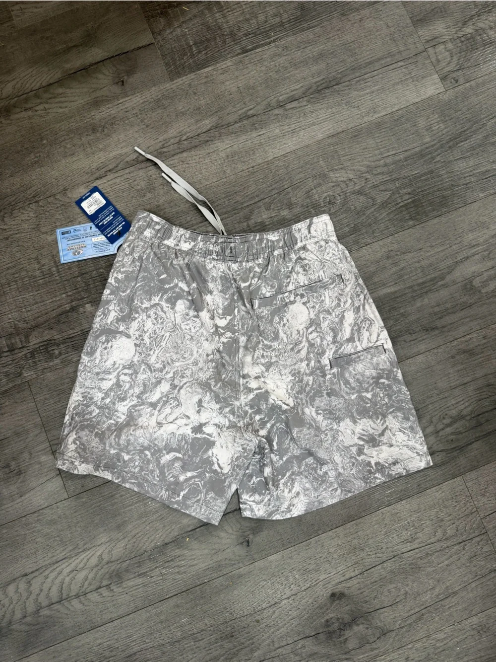 Huk Mossy Oak Men's Gray Swimming Trunks